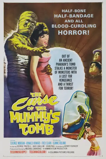 Plakat do filmu "The Curse of the Mummy