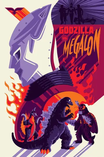 Plakat do filmu "Godzilla kontra Megalon" #1048825