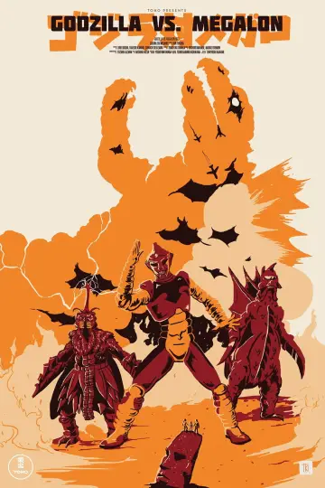 Plakat do filmu "Godzilla kontra Megalon" #1048839