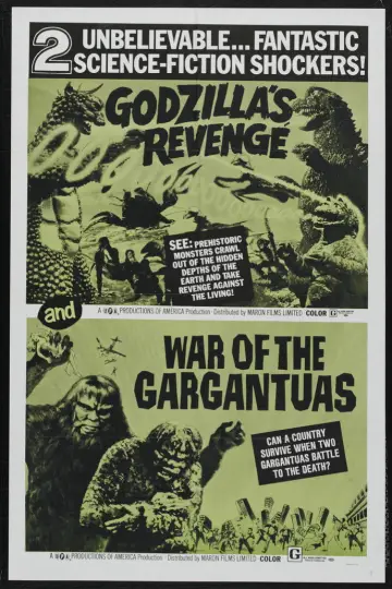 Plakat do filmu "Rewanż Godzilli" #949485