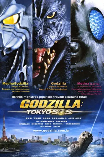 Plakat do filmu "Godzilla: S.O.S. dla Tokio" #1472373