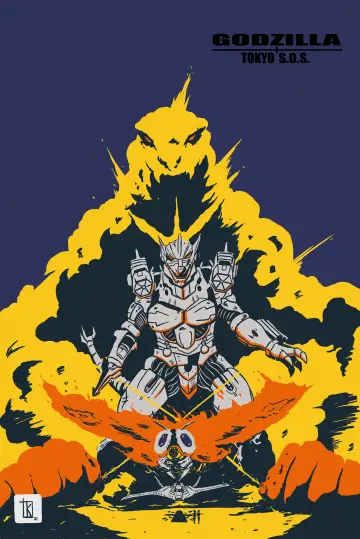Plakat do filmu "Godzilla: S.O.S. dla Tokio" #1878534