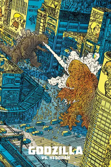 Plakat do filmu "Godzilla kontra Hedora" #1014040
