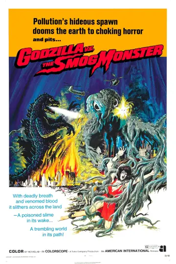 Plakat do filmu "Godzilla kontra Hedora" #363093