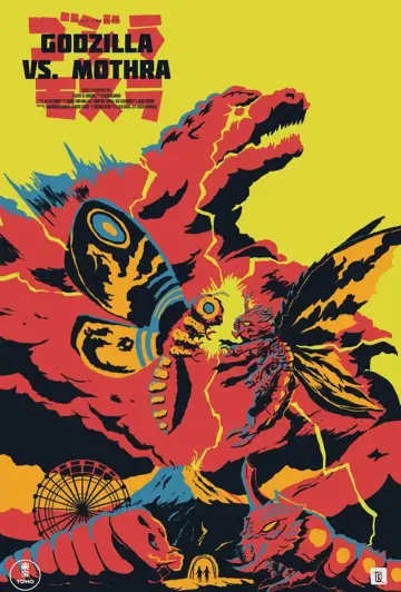 Plakat do filmu "Godzilla kontra Mothra" #1024961