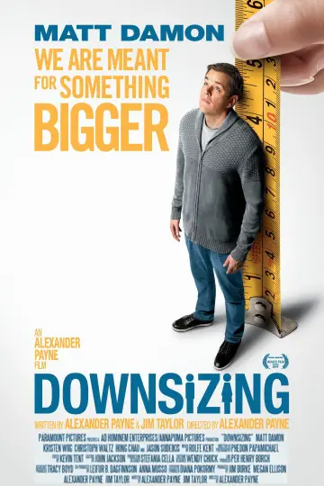 Plakat do filmu "Pomniejszenie" #76370