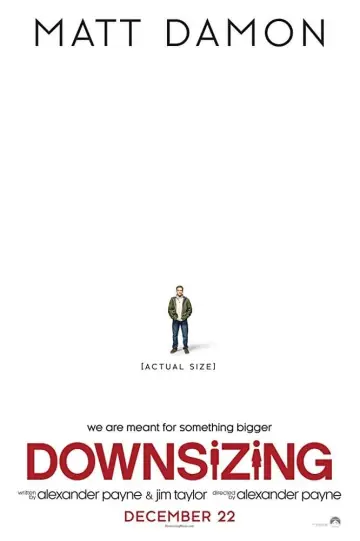 Plakat do filmu "Pomniejszenie" #76371