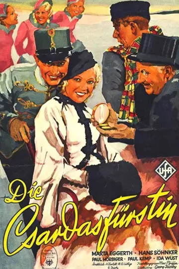 Plakat do filmu "Die Czardasfürstin" #1277768