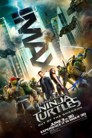 Plakat do filmu "Wojownicze Żółwie Ninja: Wyjście z cienia" #30383