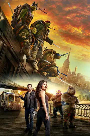 Plakat do filmu "Wojownicze Żółwie Ninja: Wyjście z cienia" #308309