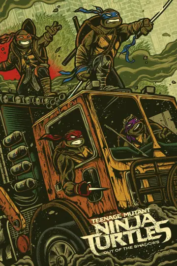 Plakat do filmu "Wojownicze Żółwie Ninja: Wyjście z cienia" #666647