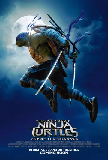 Plakat do filmu "Wojownicze Żółwie Ninja: Wyjście z cienia" #666656
