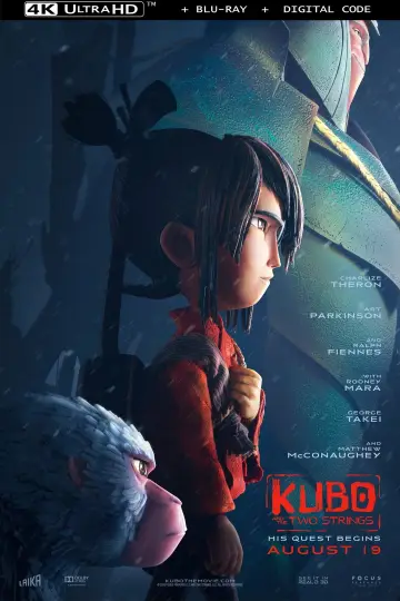 Plakat do filmu "Kubo i dwie struny" #811800