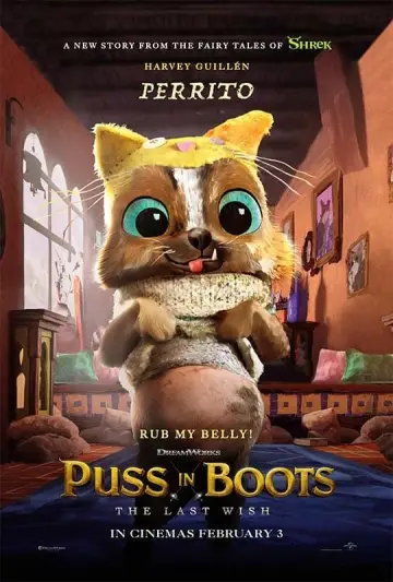 Plakat do filmu "Kot w butach: Ostatnie życzenie" #4190