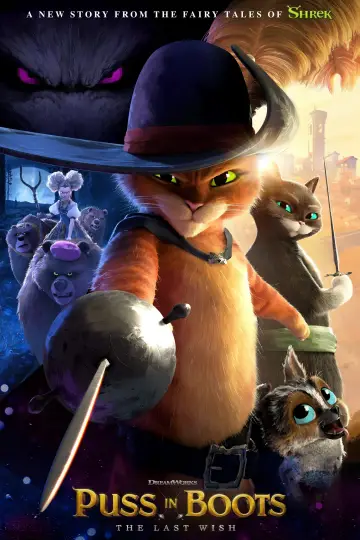 Plakat do filmu "Kot w butach: Ostatnie życzenie" #4222