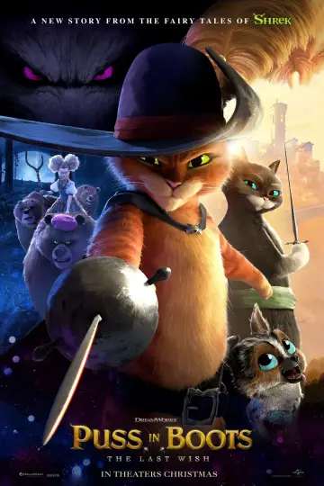 Plakat do filmu "Kot w butach: Ostatnie życzenie" #4223