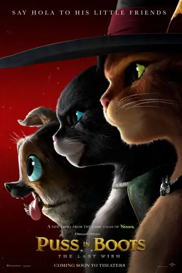 Plakat do filmu "Kot w butach: Ostatnie życzenie" #564930