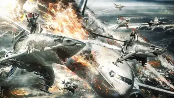 Zasłona do filmu "Sky Sharks" #353614