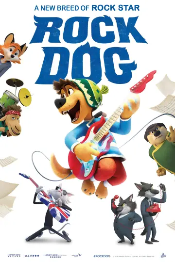 Plakat do filmu "Rock Dog. Pies ma głos!" #907599