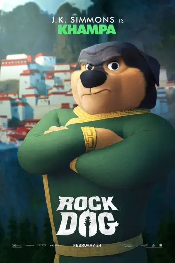 Plakat do filmu "Rock Dog. Pies ma głos!" #907603
