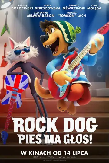 Plakat do filmu "Rock Dog. Pies ma głos!" #907608