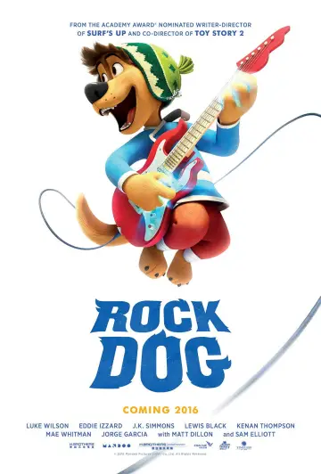 Plakat do filmu "Rock Dog. Pies ma głos!" #907615