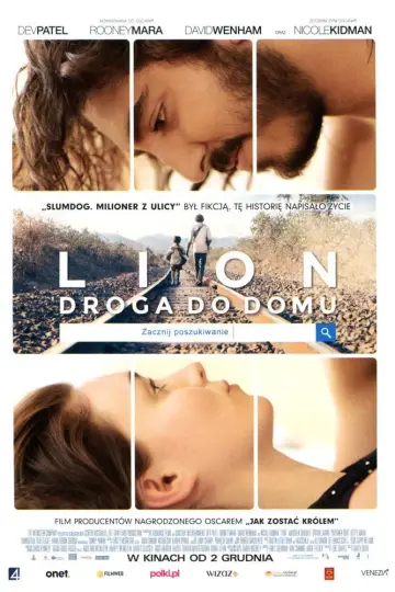 Plakat do filmu "Lion. Droga do domu" #658403