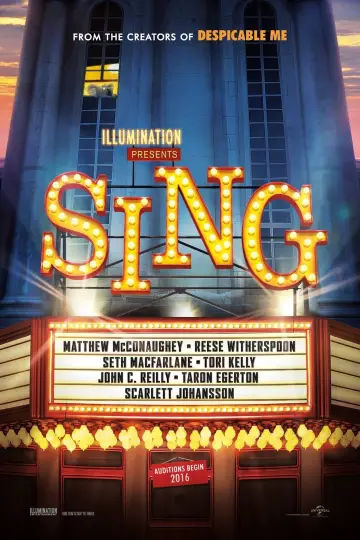 Plakat do filmu "Sing" #32407