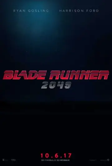 Plakat do filmu "Blade Runner 2049" #747104