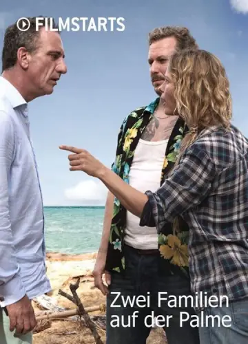 Zwei Familien auf der Palme