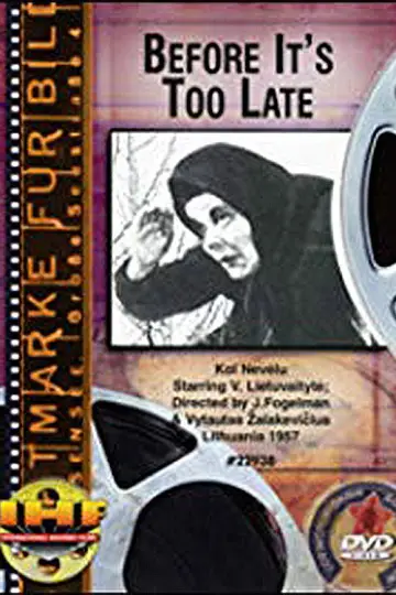 Plakat do filmu "Kol nevėlu..." #1170186