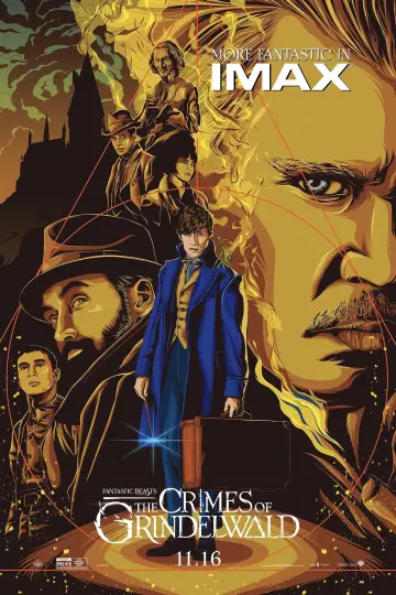 Plakat do filmu "Fantastyczne zwierzęta: Zbrodnie Grindelwalda" #43133