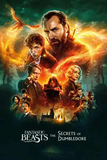 Plakat do filmu "Fantastyczne zwierzęta: Tajemnice Dumbledore