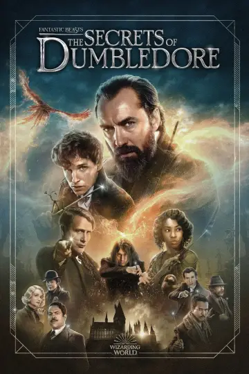 Plakat do filmu "Fantastyczne zwierzęta: Tajemnice Dumbledore