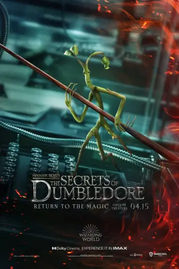Plakat do filmu "Fantastyczne zwierzęta: Tajemnice Dumbledore