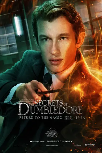 Plakat do filmu "Fantastyczne zwierzęta: Tajemnice Dumbledore