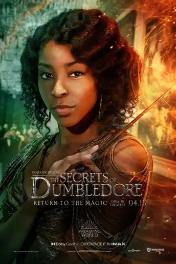 Plakat do filmu "Fantastyczne zwierzęta: Tajemnice Dumbledore