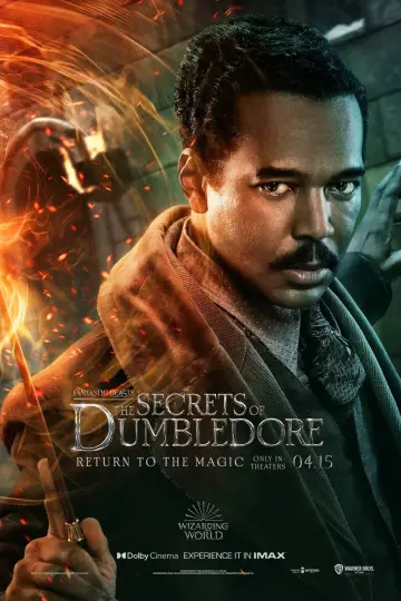 Plakat do filmu "Fantastyczne zwierzęta: Tajemnice Dumbledore