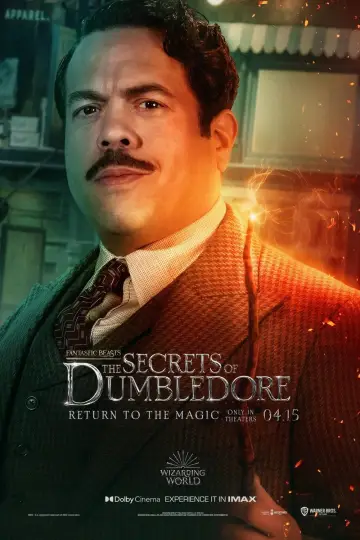 Plakat do filmu "Fantastyczne zwierzęta: Tajemnice Dumbledore