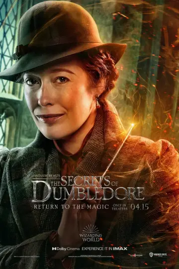 Plakat do filmu "Fantastyczne zwierzęta: Tajemnice Dumbledore