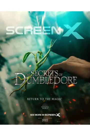 Plakat do filmu "Fantastyczne zwierzęta: Tajemnice Dumbledore
