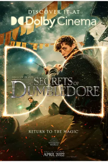 Plakat do filmu "Fantastyczne zwierzęta: Tajemnice Dumbledore