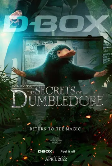 Plakat do filmu "Fantastyczne zwierzęta: Tajemnice Dumbledore