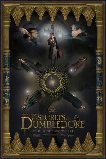 Plakat do filmu "Fantastyczne zwierzęta: Tajemnice Dumbledore