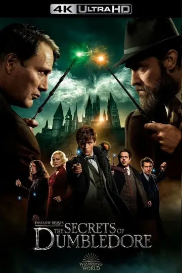 Plakat do filmu "Fantastyczne zwierzęta: Tajemnice Dumbledore