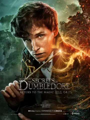 Plakat do filmu "Fantastyczne zwierzęta: Tajemnice Dumbledore