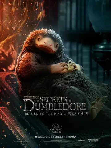Plakat do filmu "Fantastyczne zwierzęta: Tajemnice Dumbledore