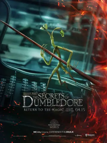 Plakat do filmu "Fantastyczne zwierzęta: Tajemnice Dumbledore