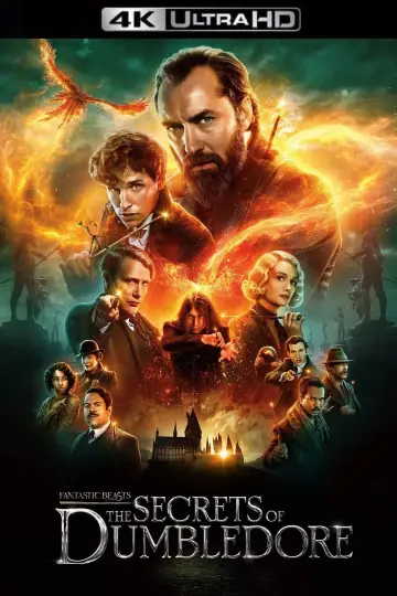 Plakat do filmu "Fantastyczne zwierzęta: Tajemnice Dumbledore