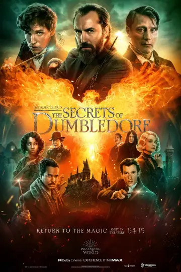 Plakat do filmu "Fantastyczne zwierzęta: Tajemnice Dumbledore